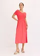 Robe midi à haut smocké, bonprix