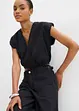 Top blouse raccourci, bonprix