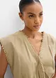 Top blouse raccourci, bonprix
