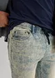 Bermuda taille élastiquée en léger denim, slim, bonprix