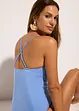 Maillot 1 pièce sculptant en matière brillante, maintien modéré, bonprix