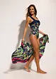 Maillot 1 pièce sculptant, maintien modéré, bonprix