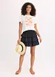 Mini-jupe 100% coton, bonprix