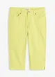 Pantalon corsaire taille élastiquée, bonprix