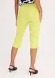 Pantalon corsaire taille élastiquée, bonprix