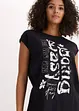 T-shirt long 100% coton, bonprix
