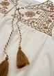 Tunique brodée avec de la soie, bonprix