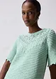 Pull ajouré avec lin, bonprix