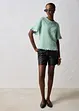 Pull ajouré avec lin, bonprix