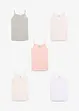 Lot de 5 caracos en coton extensible, bonprix
