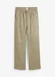 Pantalon 100% lin, bonprix