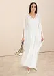 Robe de mariée en crêpe fin avec dentelle, bonprix