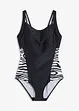 Maillot 1 pièce sculptant en polyamide recyclé, maintien modéré, bonprix