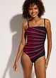 Maillot 1 pièce sculptant, maintien léger, bonprix