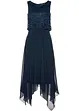 Robe premium en crêpe avec dentelle, bonprix