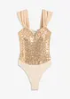 Body à sequins, bonprix