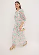 Robe longue en crêpe, bonprix