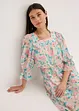 Robe longue en crêpe, bonprix