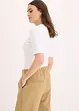 Pantalon en jersey à pinces, bonprix