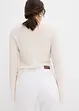 Jean droit taille mi-haute, extensible, bonprix