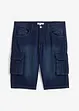 Bermuda cargo en jean, coupe loose, bonprix