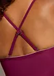 Maillot 1 pièce bandeau sculptant, maintien modéré, bonprix