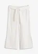 Pantalon de plage en gaze de coton, longueur 3/4, bonprix