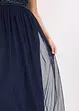 Robe longue avec perles brodées, bonprix