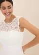 Longue robe de soirée avec empiècement dentelle, bonprix