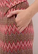 Pantalon large en jersey aspect crochet, bonprix