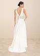 Robe de mariée en satin brillant et dentelle, bonprix