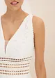 Robe de mariée en satin brillant et dentelle, bonprix