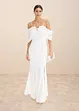 Robe de mariée en satin brillant orné de strass, bonprix