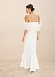 Robe de mariée en satin brillant orné de strass, bonprix