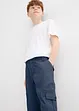 Pantalon 3/4 garçon 100% coton, loose, bonprix
