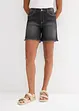 Short en jean, taille mi-haute, extensible, bonprix