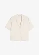 Chemisier en satin avec col à revers, bonprix