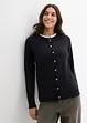Gilet en maille, col rond, bonprix