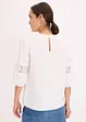 Blouse manches courtes contenant du lin, bonprix