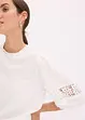 Blouse manches courtes contenant du lin, bonprix