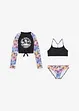 Bikini et haut de maillot (ens. 3 pces.), bonprix