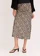 Jupe midi en satin, bonprix