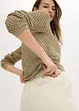 Short en twill avec ceinture à nouer, bonprix