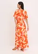 Robe longue à imprimé batik, en viscose douce et extensible, bonprix