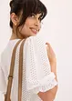T-shirt en broderie anglaise avec volants, bonprix