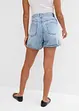 Short en jean taille haute, peu extensible, bonprix