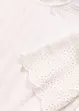 Robe en gaze de coton à broderies anglaises, bonprix