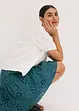Mini-jupe en broderie anglaise, bonprix
