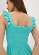 Robe en jersey avec détail smocké, bonprix