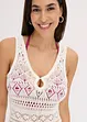 Robe longue aspect crochet, bonprix